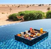 DUBAI - Al Maha, a Luxury Collection - floating breakfast